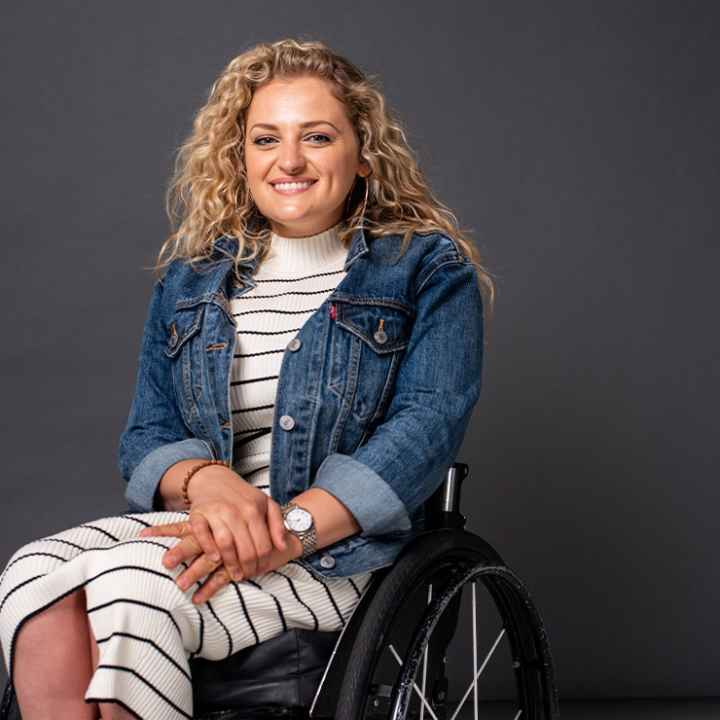 Ali Stroker poses for a portrait