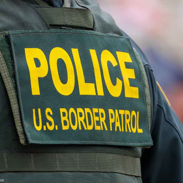 A U.S. border patrol agent.